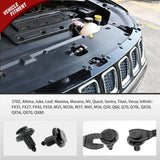 Nilight 40 Pcs Head 20mm Hole 8mm Front Bumper and Radiator Support Push-Type Retainer 11296-AG000 For Nissan and Infiniti, view 4