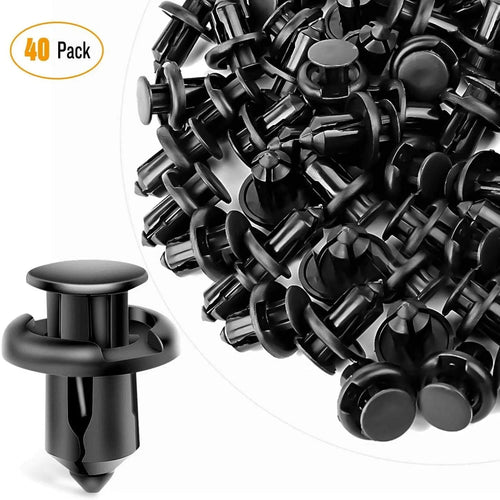 Nilight 40 Pcs Head 20mm Hole 10mm Car Push Retainer Clips Kits For Honda Acura 91503-SZ3-003