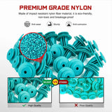 Nilight 40 Pcs Hole 9mm Trim Door Panel Retainer Clips For Corolla Camry Sequoia Tundra Tacoma, Replace 90467-10188, 90467-A0005, view 6