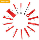 Nilight 40Pcs Trim Removal Tool Kit Red, view 2