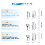 Nilight 480 PCS Spade Terminals with Insulated Sleeves, view 6