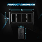 Nilight 4Pcs Rocker Switch Holder Panel Housings, view 2