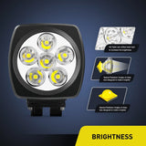 Nilight 2-Pcs 5.6-Inch 60W Spot LED Work Light, view 2