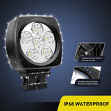 Nilight 2-Pcs 5.6-Inch 60W Spot LED Work Light, view 6