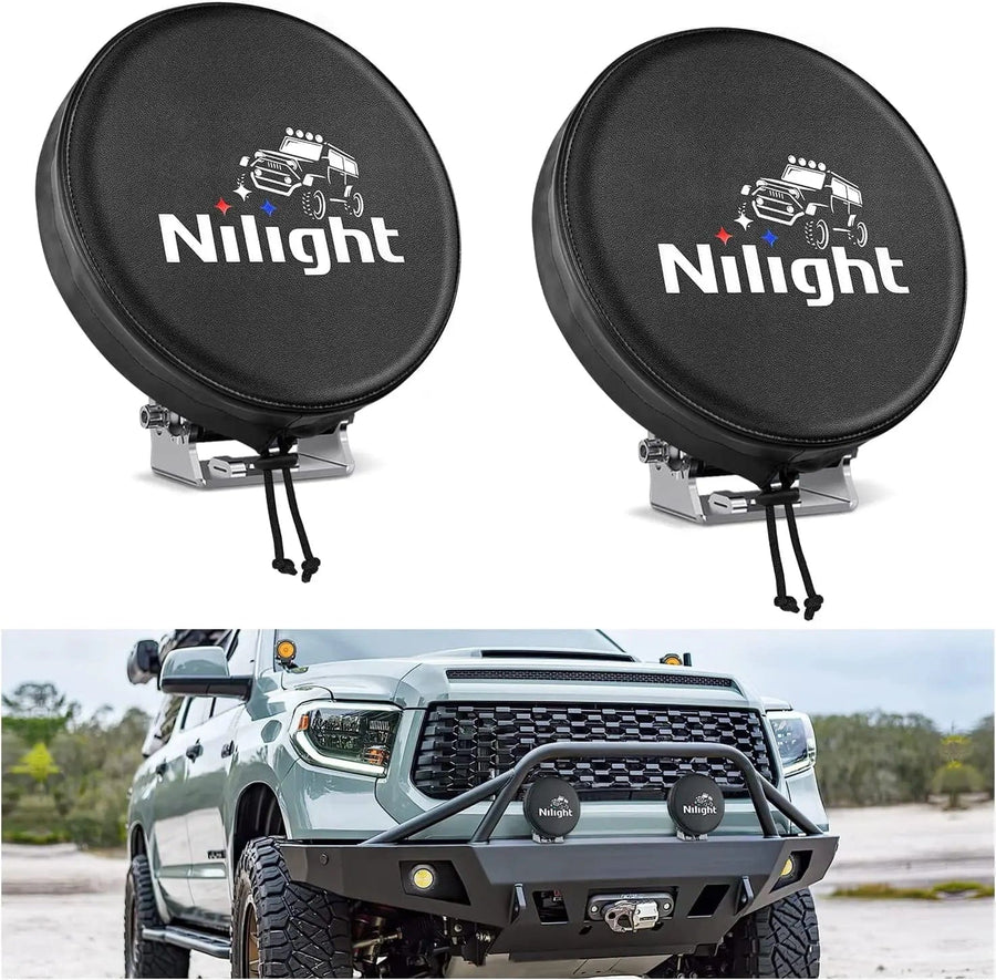 Nilight 5.75 Inch Round Offroad Driving Pod Light Cover Type B
