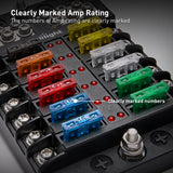 Nilight 120Pcs Standard Blade Fuse Assortment kit, view 4