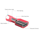 Nilight 160Pcs Insulated Wire Crimp Terminal, view 5