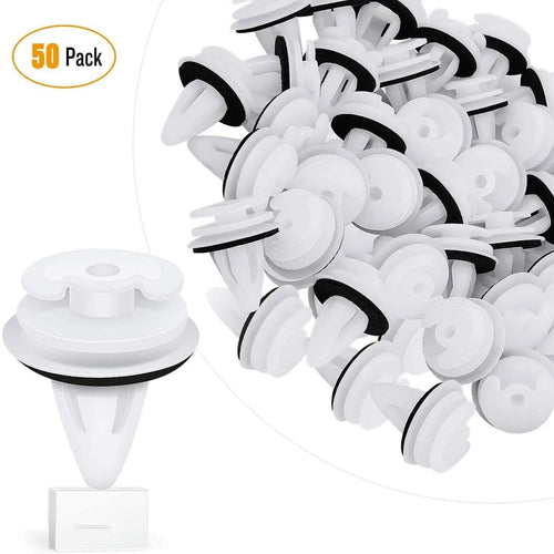 Nilight 50 Pcs Head 18mm Hole 9mm Car Door Trim Panel Retainer Clips For BMW