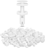 Nilight 50 Pcs Head 15mm Hole 7mm Door Trim Panel Push-Type Retainer Clips Replacement for GM 15960325 Chevrolet Trucks Cadillac Trucks and GMC Trucks Automobiles, view 2