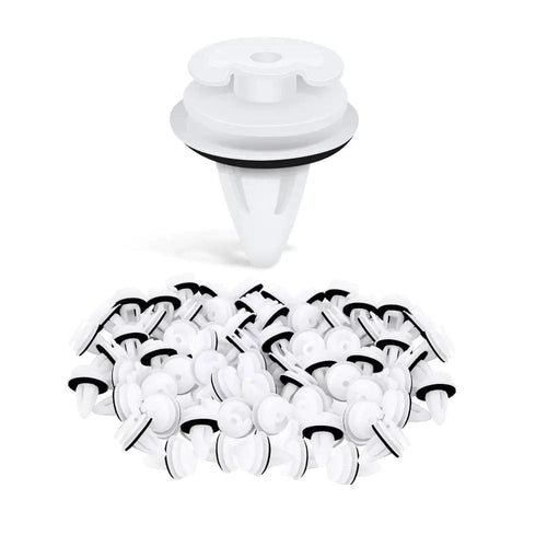 Nilight 50 Pcs Head 18mm Hole 9mm Door Trim Panel Retainer Clips 9mm Compatible with BMW #51411973500 Series 3, 5 & 7 E46 E36 E34 E38 E39 M3-with Seal Ring