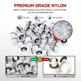 Nilight 50 Pcs Head 19.5mm Hole 7mm Door Trim Panel Retainer Clips Replacement for 2005-2009 Buick Allure 2013-2018 Cadillac ATS 2007-2013 Chevy Avalanche 08-09, Replaces GM 11519031 Hummer H2 2003, view 3