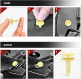 Nilight 50 Pcs Head 20mm Hole 8mm Front Door Trim Panel Retainers Clips Compatible with Buick Regal 1990-1996 Oldsmobile Cutlass 1992-1997, Pontiac Grand Prix 1992-1998 OEM: #GM 10153057, view 5