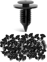 Nilight 50 Pcs Hole 9mm Interior Door Panel Clips Rivet Retainer Fender Bumper Fasteners Clips OEM N805155-S, 6505878-AA, view 2