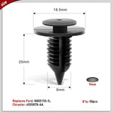 Nilight 50 Pcs Hole 9mm Interior Door Panel Clips Rivet Retainer Fender Bumper Fasteners Clips OEM N805155-S, 6505878-AA, view 3