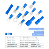 Nilight 540PCS Mixed Quick Disconnect Electrical Insulated Butt Bullet Spade Fork Ring Solderless Crimp Terminals 22-16/16-14/12-10 Gauge Electrical Wire Connectors Assortment Kit, view 3