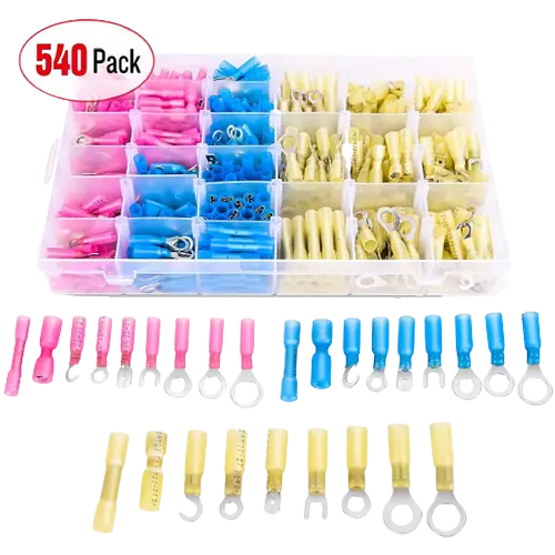 Nilight 540Pcs Heat Shrink Wire Connectors