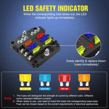 Nilight 6 Way Blade Fuse Block, view 2