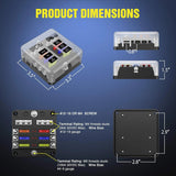 Nilight 6 Way Blade Fuse Block, view 3