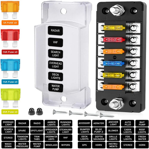 Nilight 6 Way Fuse Block