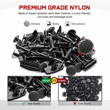 Nilight 60 Pcs Blind Rivet Fender Flare Rocker Moulding Clip Bumper Shield Retainer Clip Assortment 6506007AA 68039280-AA 6030441 for Jeep Wrangler Chrysler Ford GMC Bonus Fastener Remover, view 6