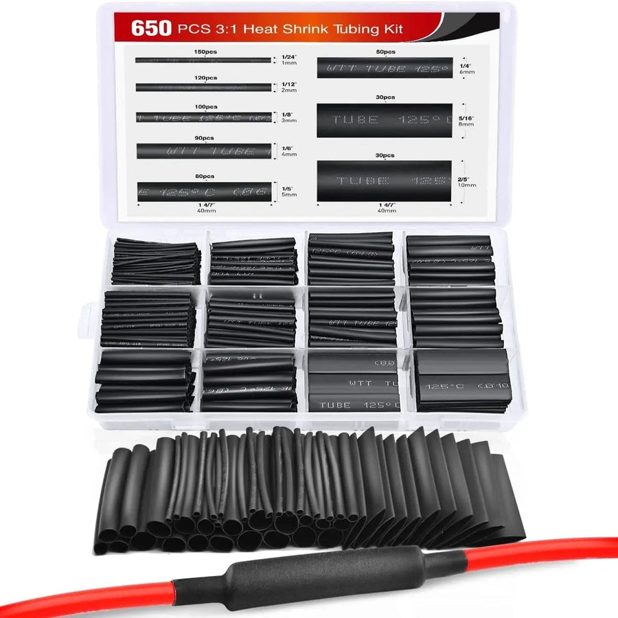 Nilight 650Pcs Heat Shrink Tubing Kit