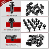 Nilight 70 Pcs Engine Under Cover Splash Shield Guard Body Bolts Bumper Fender Liner Push Retainer Clips for Infiniti G35 G37 FX35 FX45 EX35 Nissan 370Z 350Z, view 5