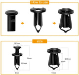 Nilight 70 Pcs Retainer Fastener Rivet Clips For Infiniti G35 G37 FX35 FX45 EX35 Nissan 370Z 350Z, view 2