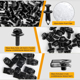 Nilight 70 Pcs Retainer Fastener Rivet Clips For Infiniti G35 G37 FX35 FX45 EX35 Nissan 370Z 350Z, view 5