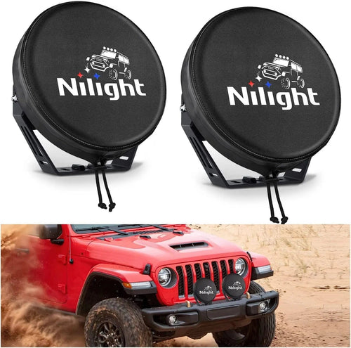 Nilight 7 Inch Round Offroad Driving Pod Light Cover Type B