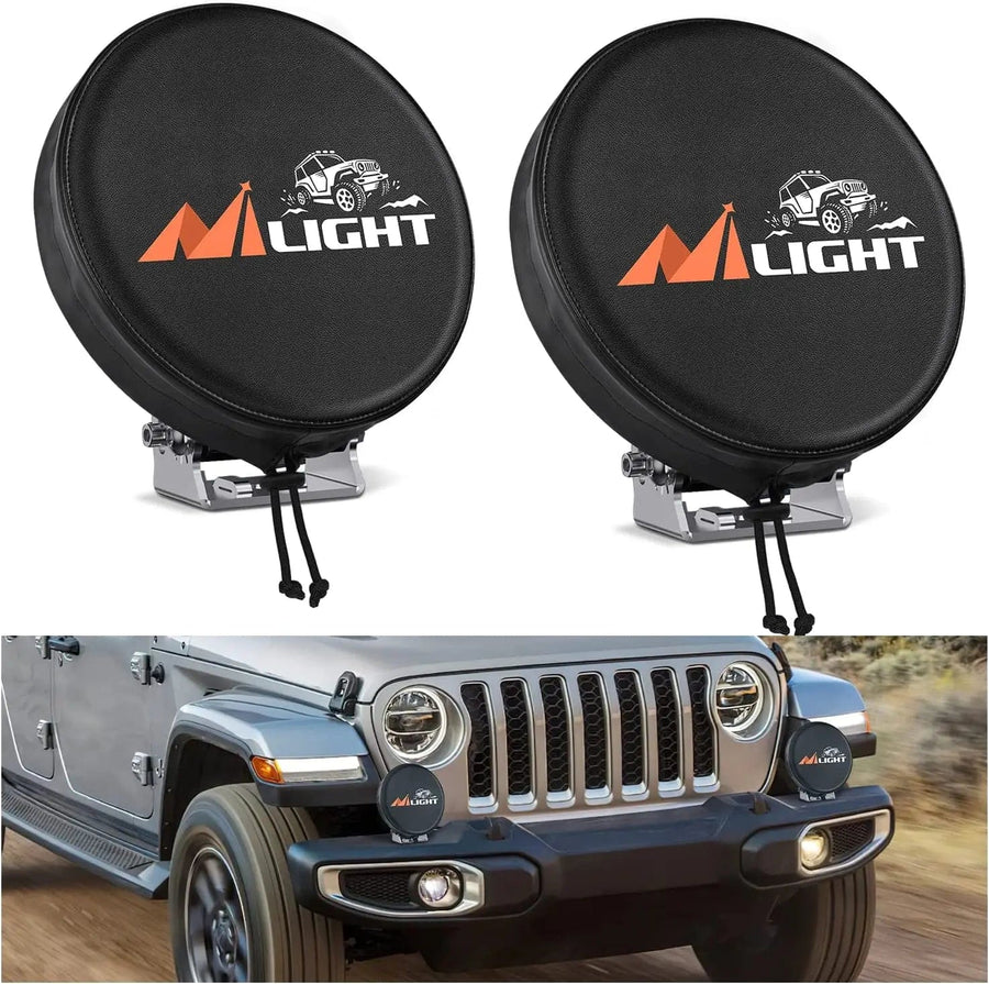 Nilight 7 Inch Round Offroad Driving Pod Light Cover Type A