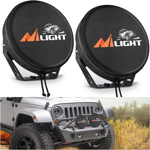 Nilight 9 Inch Round Offroad Driving Pod Light Cover Type A