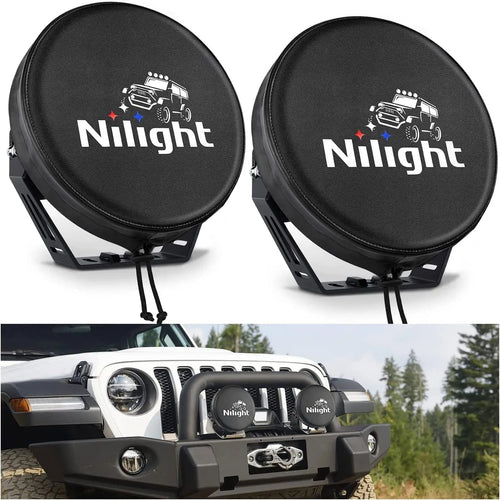 Nilight 9 Inch Round Offroad Driving Pod Light Cover Type B