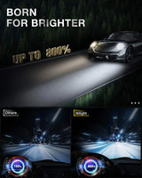 Nilight A9 9006 LED Headlight Bulbs, 700% Super Brighter 9006 / HB4 LED Headlights Conversion Kit, Low Beam 6000K Cool White, 2-Pack, view 5