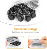 Nilight 40 Pcs Head 20mm Hole 8mm Bumper & Radiator Support Clip, view 4