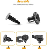 Nilight 40 Pcs Head 20mm Hole 8mm Bumper & Radiator Support Clip, view 5