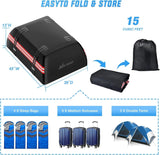 Nilight Car Roof Bag 15 Cubic Feet, view 6