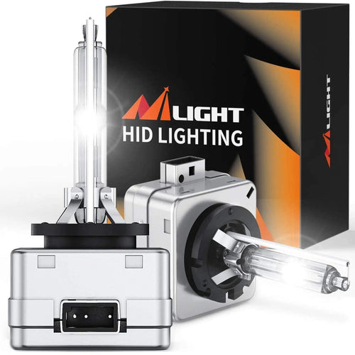 Nilight D3S 35W 6000K Diamond White HID Headlight Bulbs