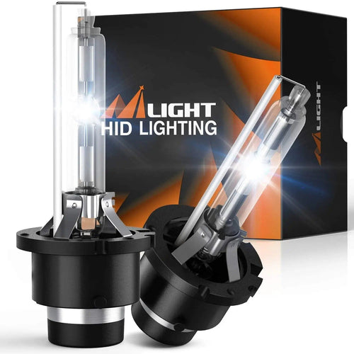 Nilight D4S 35W 6000K Diamond White HID Headlight Bulbs