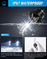 Nilight D4S 35W 6000K Diamond White Xenon HID Headlight Bulbs, view 3