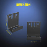 Nilight Door Hangers Wall Mount Storage Bracket Holder Fit for All Wrangler CJ YJ TJ LJ JK JKU and JT Gladiator, view 2