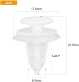 Nilight 40 Pcs Head 17.5mm Hole 9mm Car Push Retainer Clips Kits For Chrysler 6504014, view 2