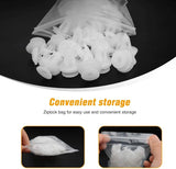 Nilight 40 Pcs Head 17.5mm Hole 9mm Car Push Retainer Clips Kits For Chrysler 6504014, view 6