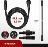 Nilight 8PIN Extension Cable Cord for 6 Gang Switch Controller, view 2
