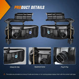Nilight 1999 2000 2001 2002 Chevy Silverado 1500 2500 2001 2002 Chevy Silverado 3500 2000 2001 2002 2003 2004 2005 2006 Chevy Suburban Tahoe Amber Fog Light Assembly, view 5