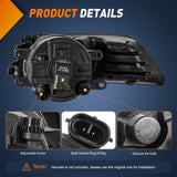 Nilight Fog Lights Assembly Compatible with 2007 2008 2009 Toyota Camry Clear Lens Driver and Passenger Side w/H11 12V 55W Bulbs, view 3
