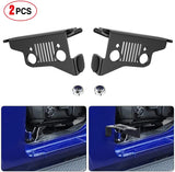 Nilight Foot Pegs Front Door Foot Rest Pedals Solid Metal Exterior Car Accessories for 2007-2020 Wrangler JK JKU JL JLU - Pair, view 2