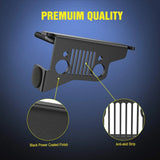 Nilight Foot Pegs Front Door Foot Rest Pedals Solid Metal Exterior Car Accessories for 2007-2020 Wrangler JK JKU JL JLU - Pair, view 6