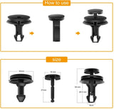 Nilight 15 Pcs Head 18mm Hole 9mm Car Push Retainer Clips Kits For GM Chevrolet 15733971, view 2