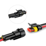 Nilight 5Pack 2-Pin Way 16AWG Wire 1.5mm Series Terminal Connector, view 5
