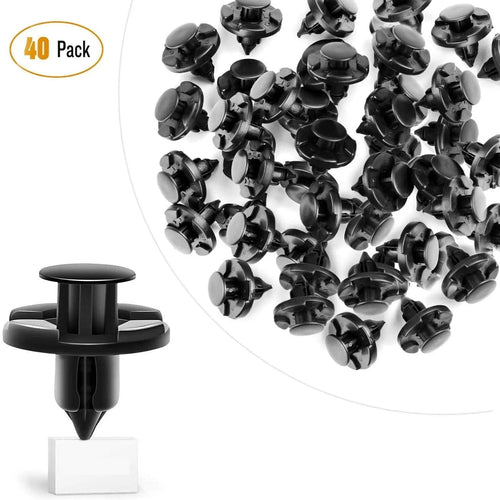 Nilight 40 Pcs Hole 9mm Car Push Retainer Clips Kits OEM Replacement 01553-09321